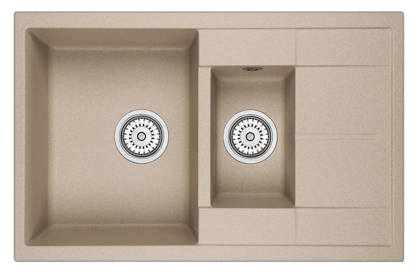 Мойка кухонная Granula прямоугольная кварц 7802, ПЕСОК