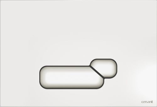 Клавиша ACTIS для инсталляций Cersanit LINK PRO/VECTOR/LINK/HI-TEC стекло белый P-BU-ACT/Whg/Gl