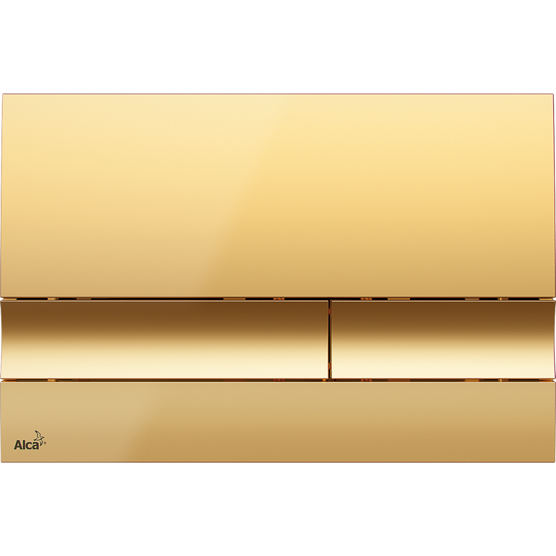 Клавиша смыва AlcaPlast M1725 золотая