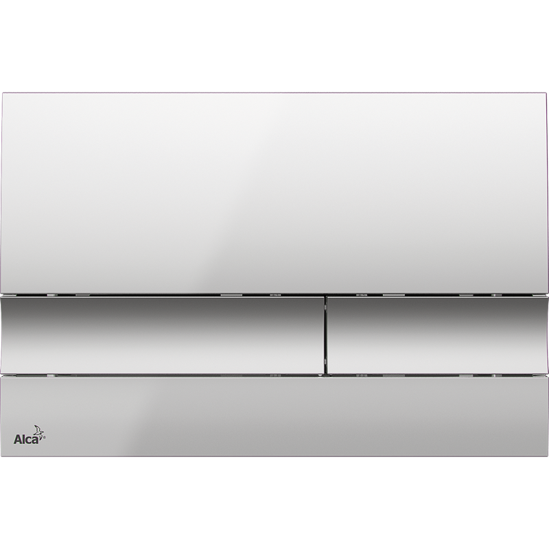 Клавиша смыва AlcaPlast M1722 хром - матовая