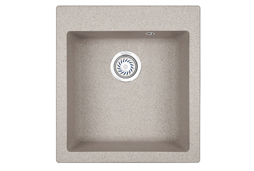 Мойка кухонная Granula квадратная кварц 4201, КЛАССИК