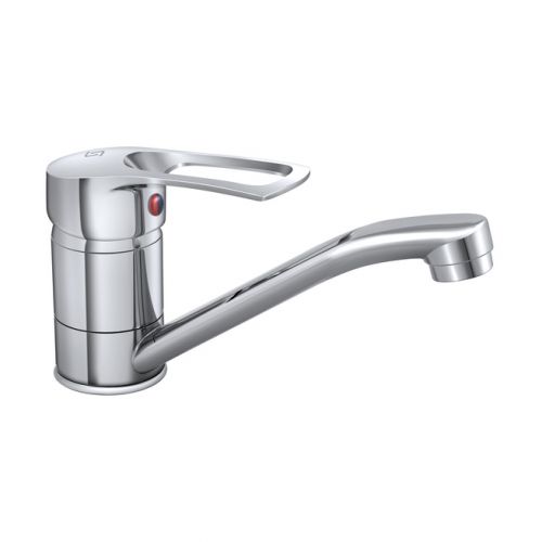 Смеситель для мойки с коротким изливом,одноручный,Ц20, Славен