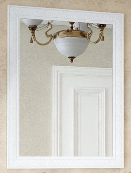 Зеркало Corozo Классика 80 белое SD-00000271