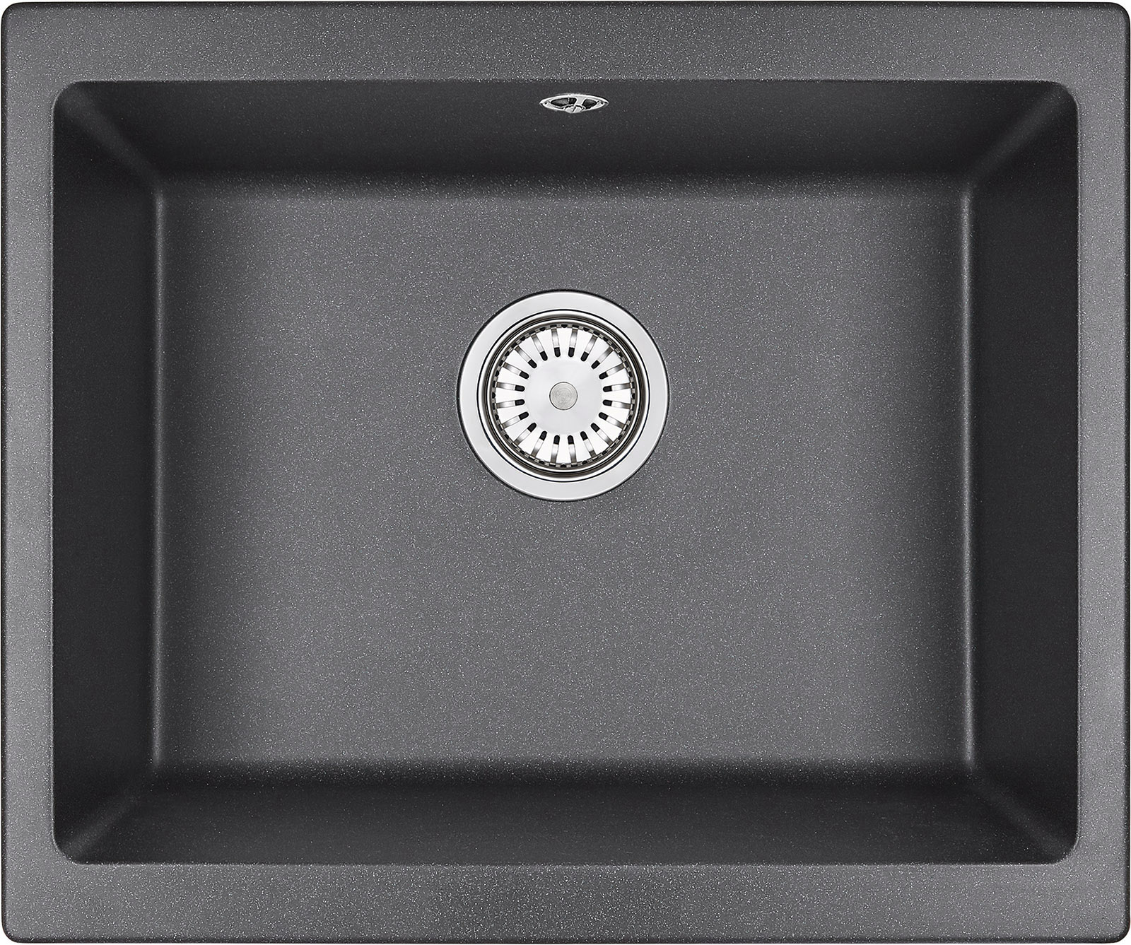 Мойка кухонная Granula квадратная кварц 5551, ГРАФИТ