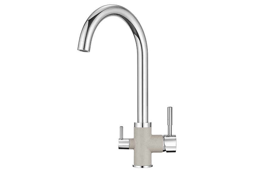 Смеситель для кухни Granula GR-3168 базальт, 3168bt