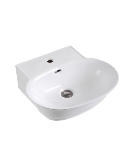 AQ5040-00 КЛАССИК раковина 505*405*155 подвесная. Можно устанавливать на мебель.