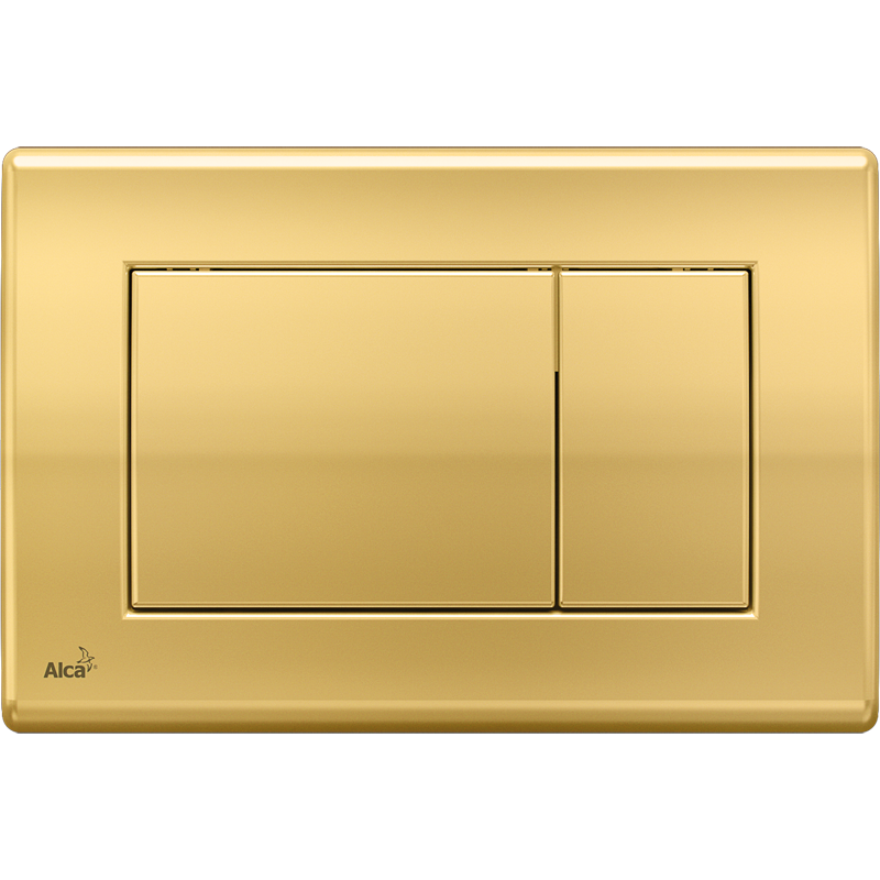 Клавиша смыва AlcaPlast M275 золотая