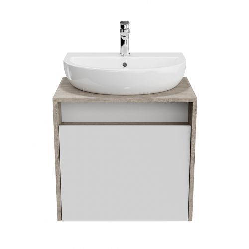 Тумба Kerama Marazzi PRO подвесная 1 ящик 60, белая глянцевая