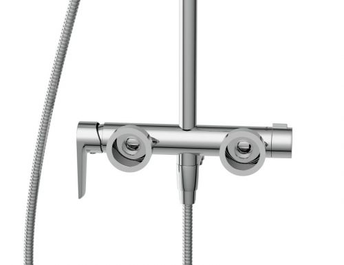 Душевая система MODUO (смеситель стандартный) с изливом 5 режимов шланг 150 металл