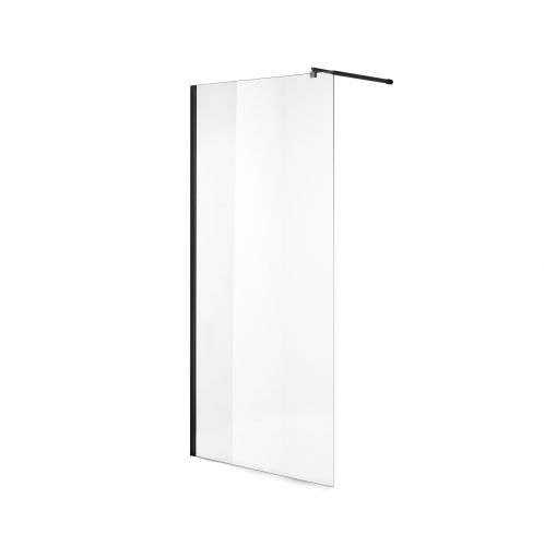 Душ. перегородка NG-683-80 BLACK (80x195), 1 место