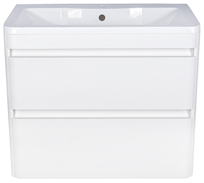 Тумба подвесная Style line Атлантика 80, Люкс антискрейч, под раковину, PLUS