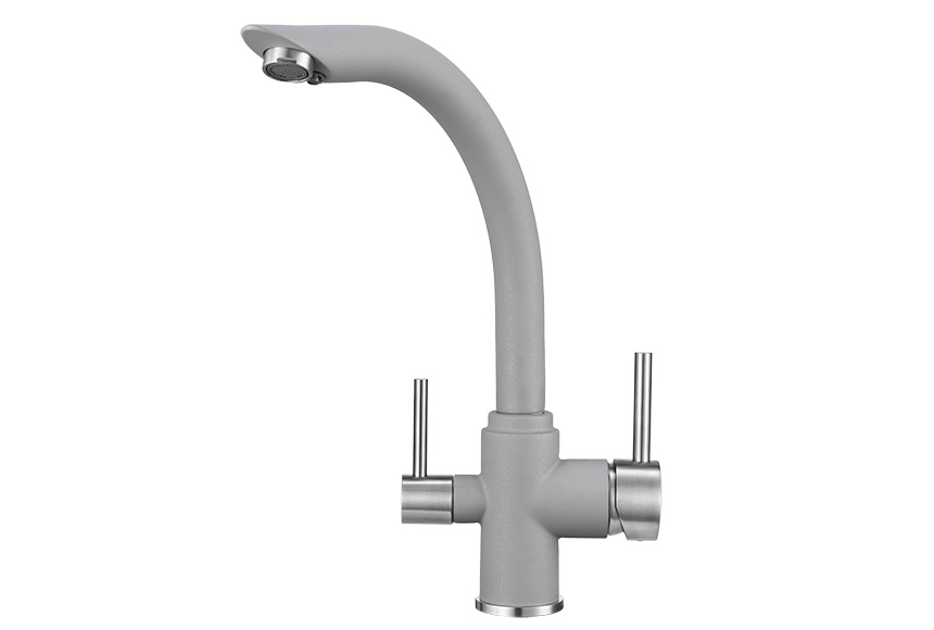 Смеситель для кухни Granula GR-2304 алюминиум, 2304al