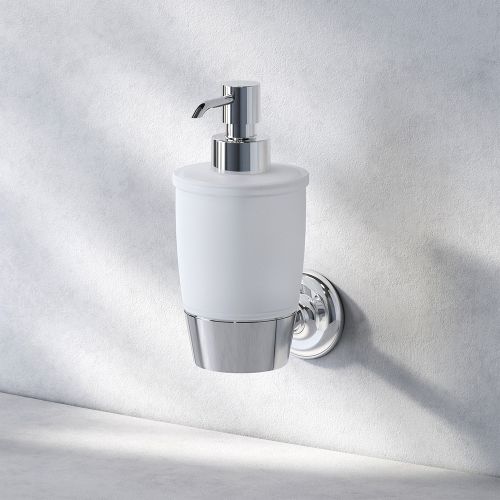 A8036900_xxx Like, Стеклянный диспенсер для жидкого мыла с настенным держателем