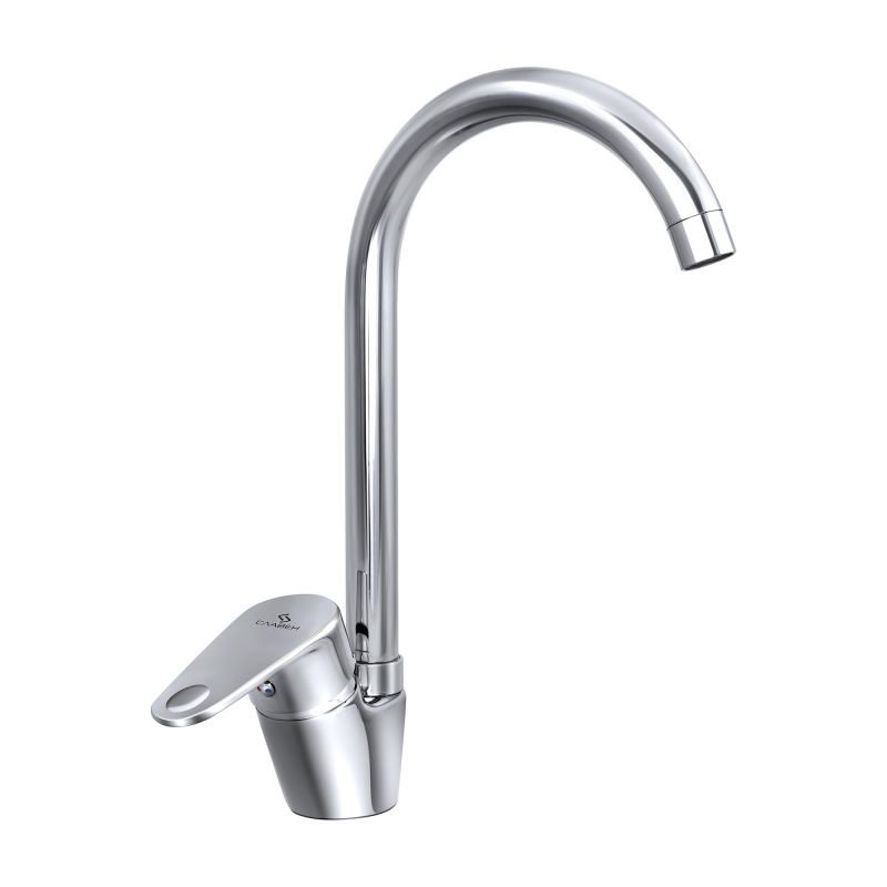 Смеситель для кухонной мойки с высоким изливом Славен СЛ-ОД-Л22