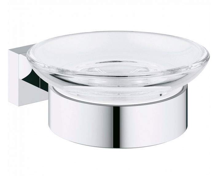Мыльница с держателем Grohe Essentials Cube 40754001 Хром