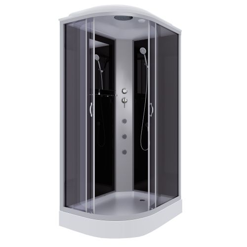 Душ.каб. NG-3512-14RG (1200х800х2150) низкий поддон(13см) стекло ТОНИРОВАННОЕ 3 места