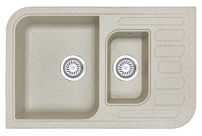 Мойка кухонная Granula прямоугольная кварц 7803, ПИРИТ