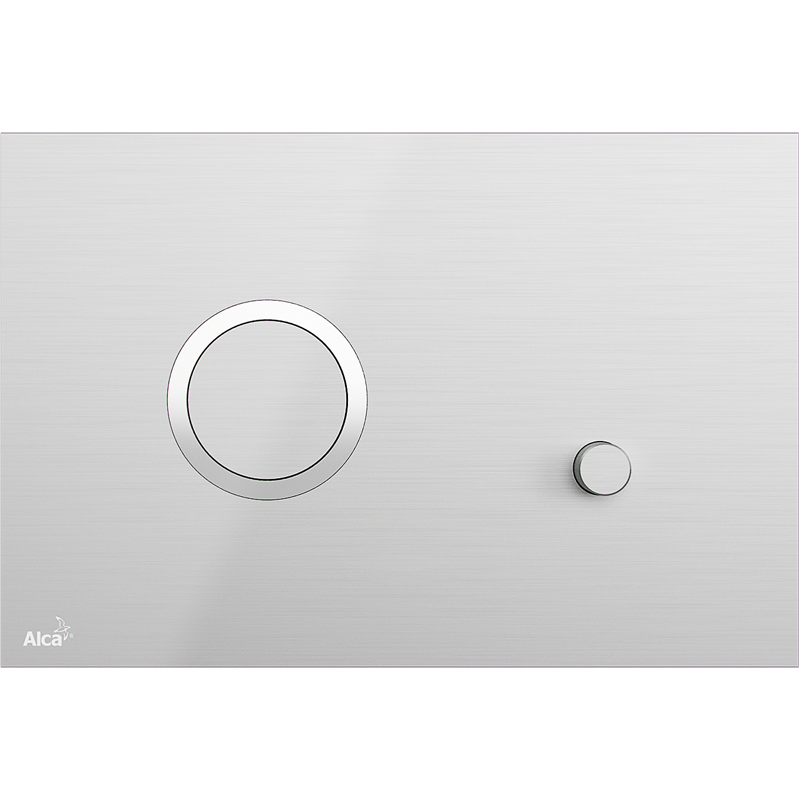 Клавиша смыва AlcaPlast FLAT INOX STING мат/глянец