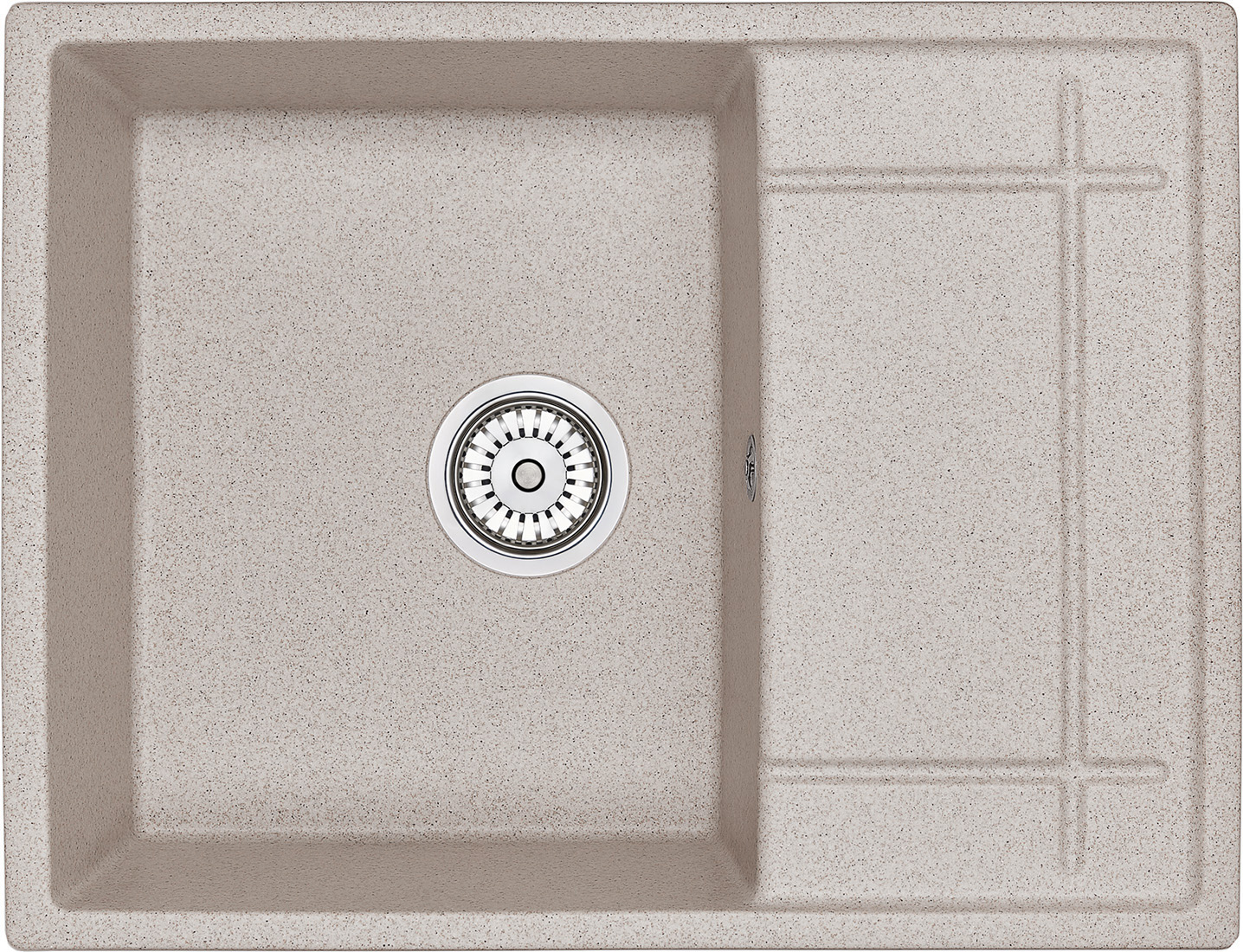 Мойка кухонная Granula прямоугольная кварц 6501, КЛАССИК
