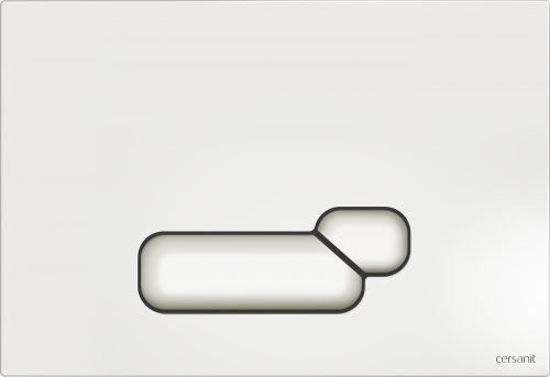 Клавиша ACTIS для инсталляций Cersanit LINK PRO/VECTOR/LINK/HI-TEC пластик белый P-BU-ACT/Wh