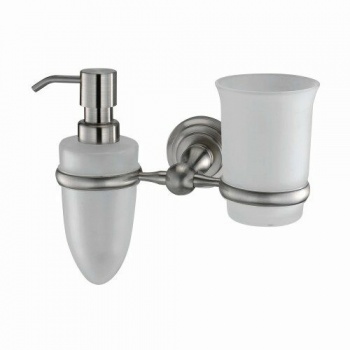 Держатель стакана и дозатора Wasserkraft Ammer K-7089