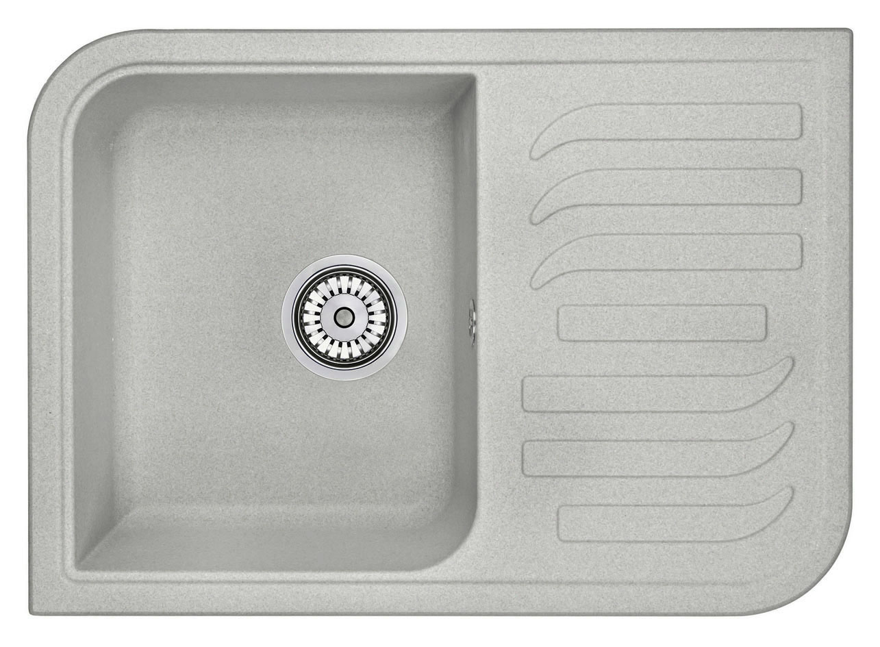 Мойка кухонная Granula прямоугольная кварц 7001, БАЗАЛЬТ