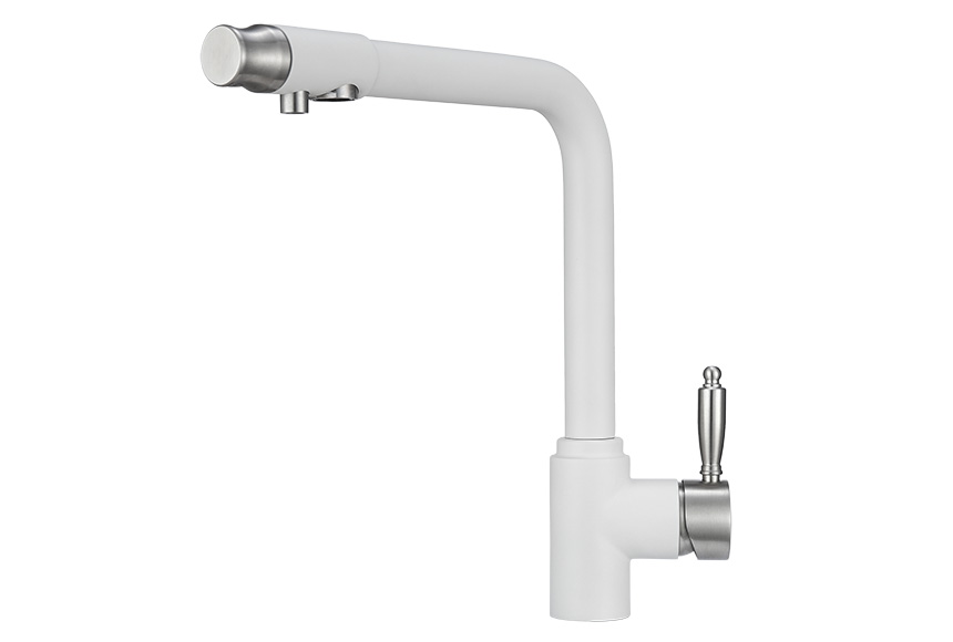 Смеситель для кухни Granula GR-2301 арктик, 2301wh