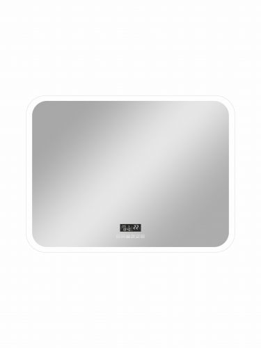 Зеркало Континент "Demure LED" с многофункциональной панелью 800x600