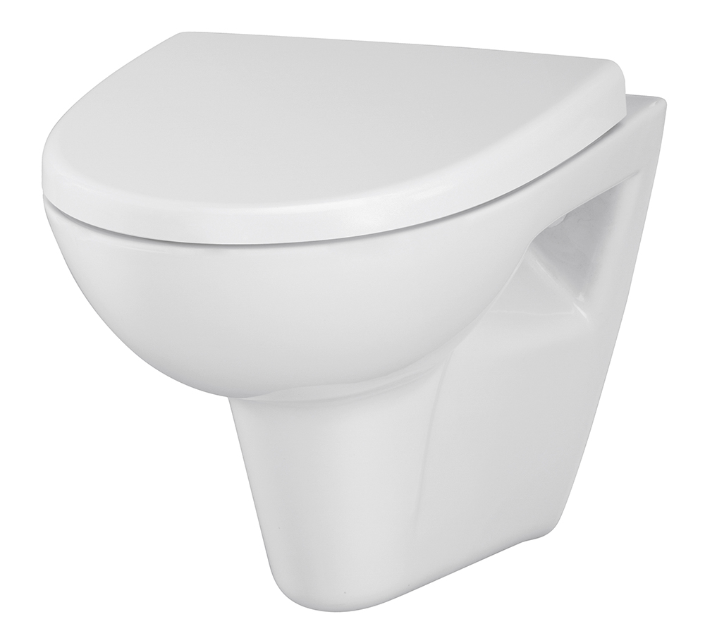 Подвесной унитаз Cersanit Parva New Clean On S-MZ-PARVA-COn-DL-w с сиденьем дюропласт с микролифтом