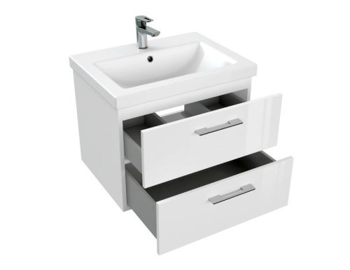 Тумба под раковину подвесная LARA 60 для COMO 60 белый