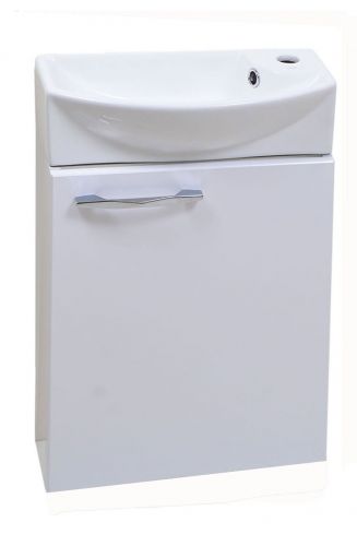 Тумба Emmy Мия 46 с раковиной Мелана (Правый)