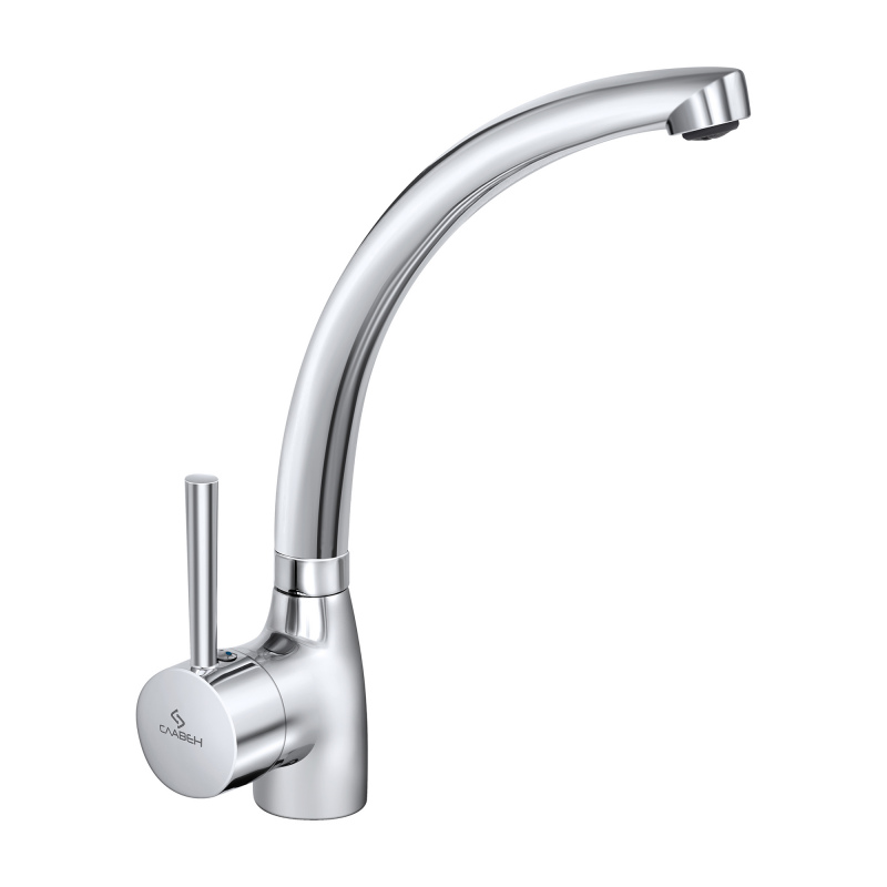 Смеситель для кухонной мойки с высоким изливом Славен СЛ-ОД-Д22