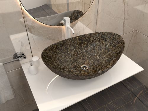 Раковина накладная Орион, Люкс stone