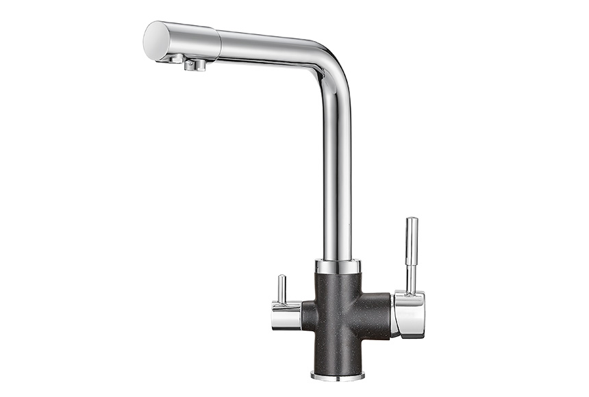 Смеситель для кухни Granula GR-3015 черный, 3015bl