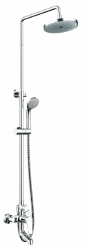 Душевая колонна со смесителем для ванны Bravat Eco F6111147C-A-RUS