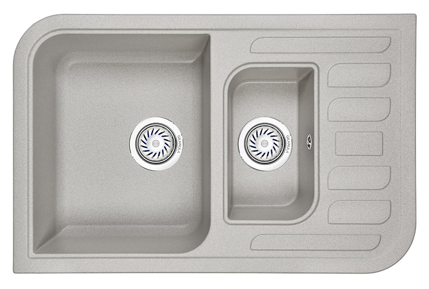 Мойка кухонная Granula прямоугольная кварц 7803, БАЗАЛЬТ