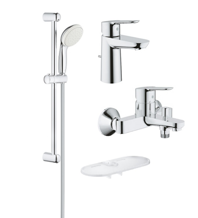 Набор для ванны 4 в 1 Grohe BauEdge 118389