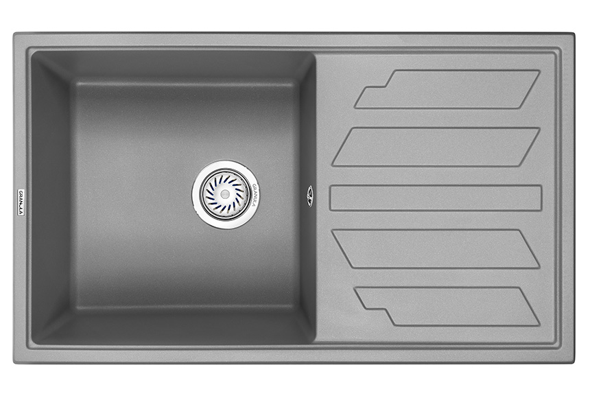 Мойка кухонная Granula прямоугольная кварц 8601, АЛЮМИНИУМ