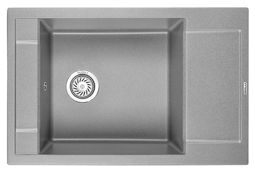 Мойка кухонная Granula прямоугольная кварц 7806, АЛЮМИНИУМ