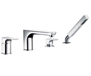Смеситель на борт ванны;4 отверстия Wasserkraft Salm 2755