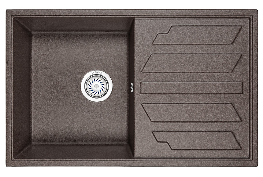 Мойка кухонная Granula прямоугольная кварц 8002, ЭСПРЕССО