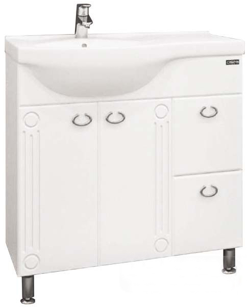 Тумба под раковину Коралл 80 правая Санта 218002