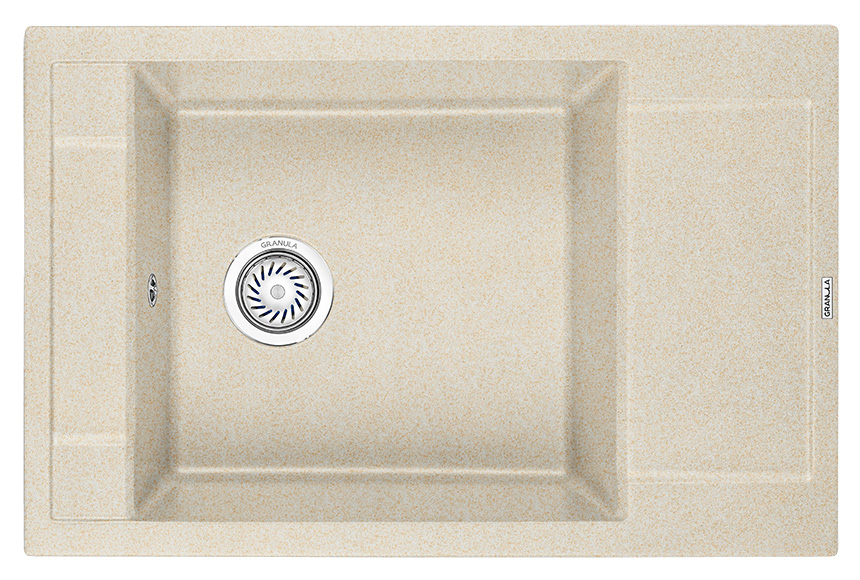 Мойка кухонная Granula прямоугольная кварц 7806, ПИРИТ