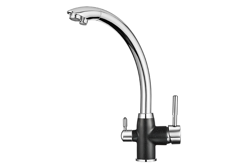 Смеситель для кухни Granula GR-3167 черный, 3167bl