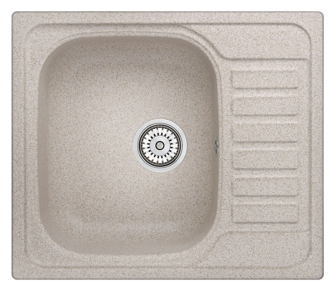 Мойка кухонная Granula квадратная кварц 5801, КЛАССИК