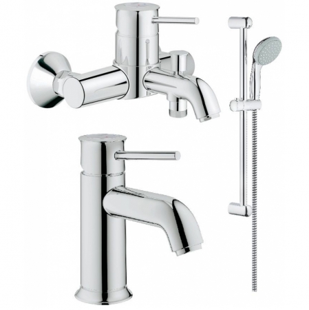 Комплект смесителей 3 в 1 Grohe BauClassic 124404