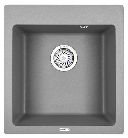 Мойка кухонная Granula квадратная кварц 4651, АЛЮМИНИУМ