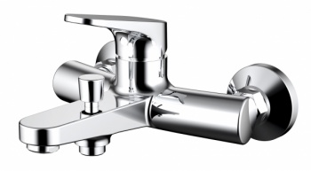 Смеситель для ванны c коротким изливом Bravat Eler F6191238CP-01-RUS