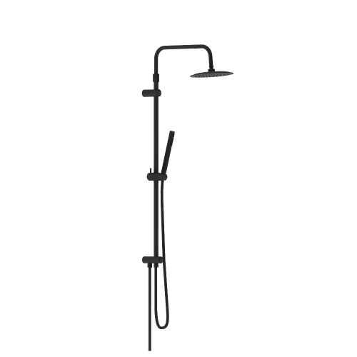 936000300 Scandinavian Pure душ.система: верх.душ 250 мм, ручн.душ 1 ф-ция, штанга 1050-1450, черны