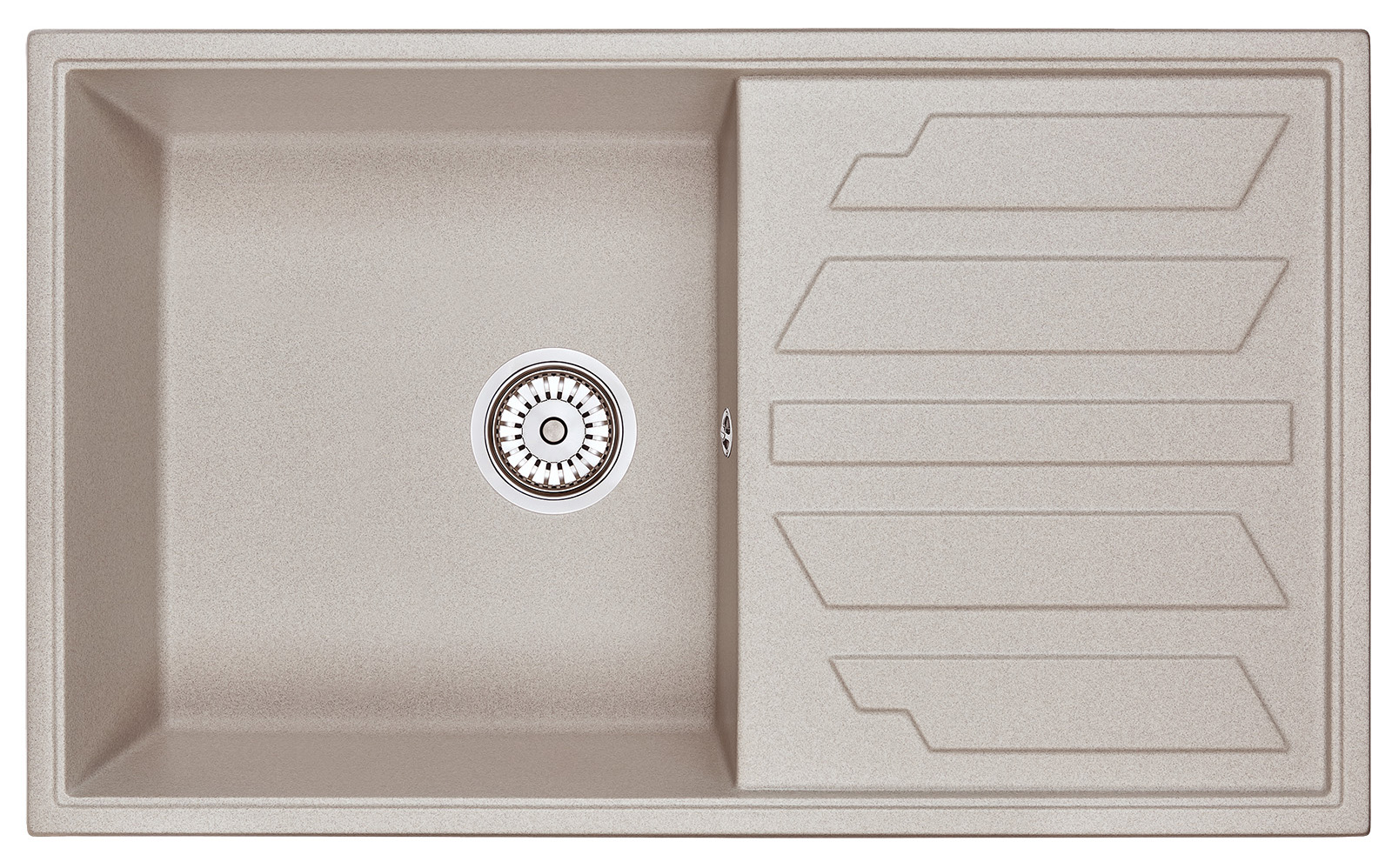 Мойка кухонная Granula прямоугольная кварц 8601, КЛАССИК